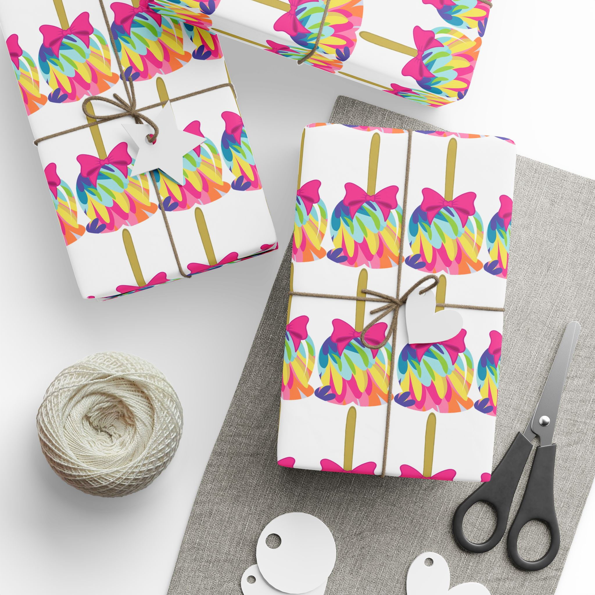 Apple Pattern Gift Wrapping Paper 