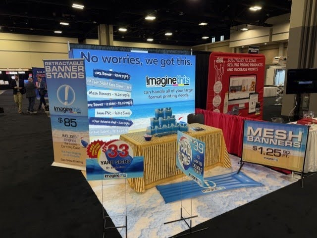 ImagineThis Booth at FastSigns Tradeshow 2026, Charlotte Convention Center, North Carolina