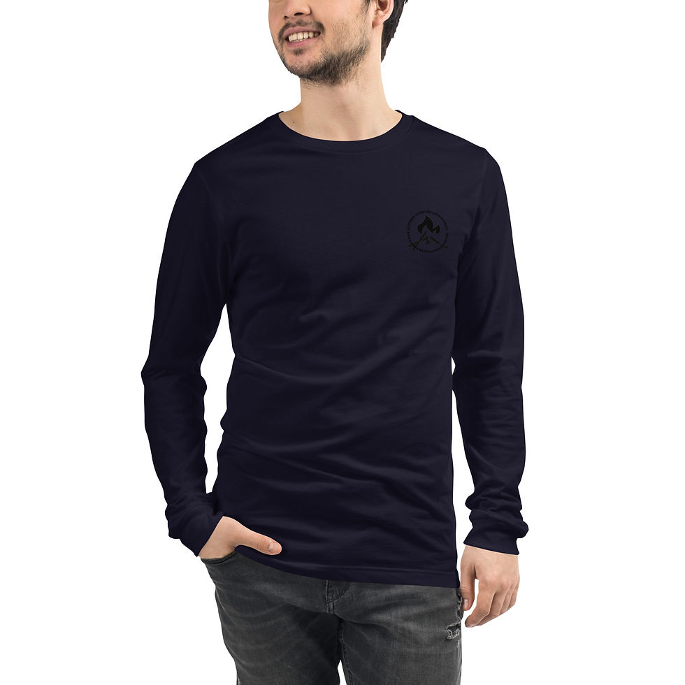 サムネイル： ユニセックス┃長袖Tシャツ┃KIKUDA-CAMPロゴ┃胸ワンポイント