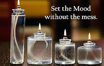 set the mood without the mess