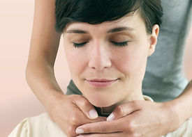 Neck therapy session