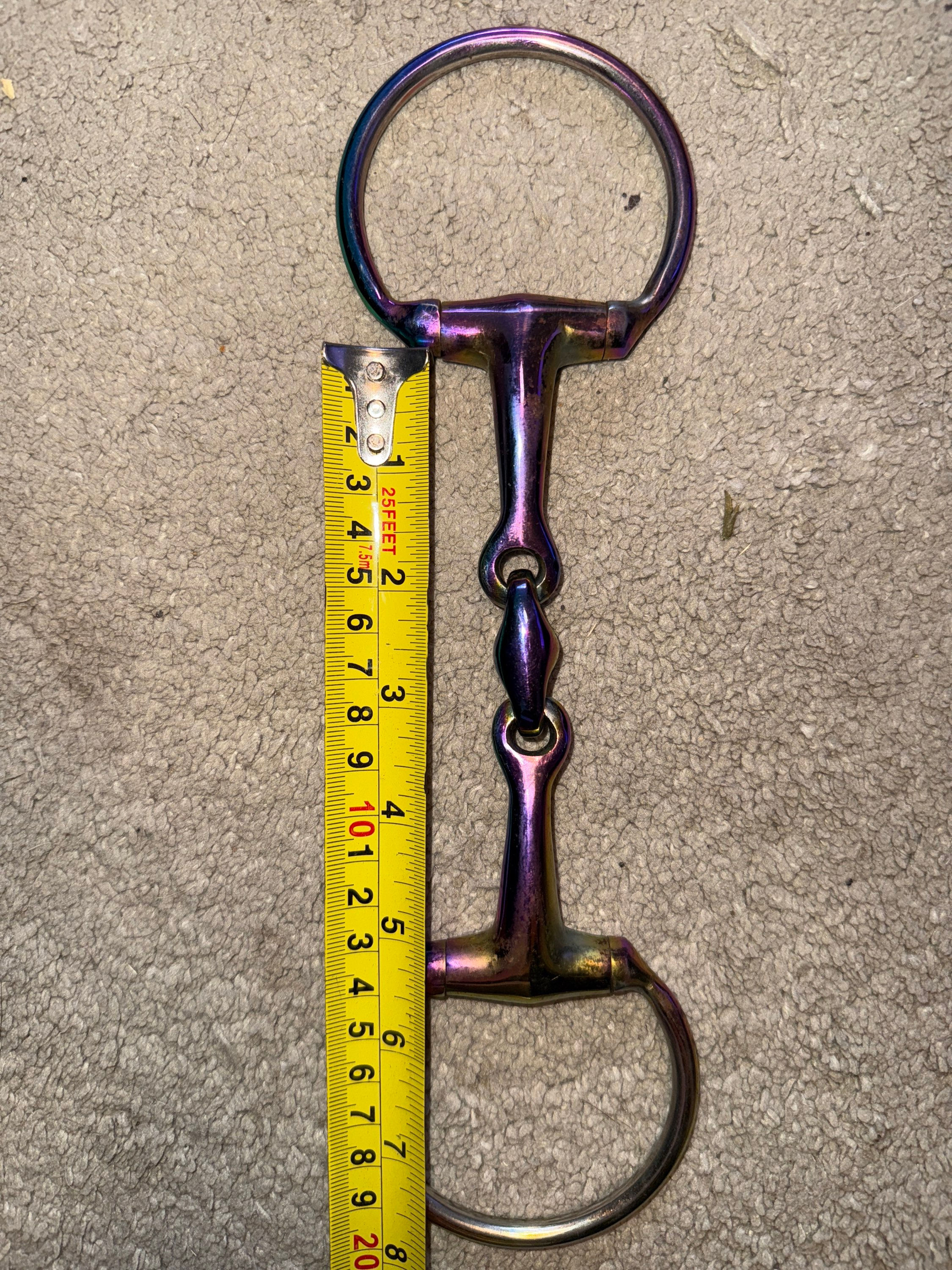 5” Eggbutt Snaffle Lozenge Bit