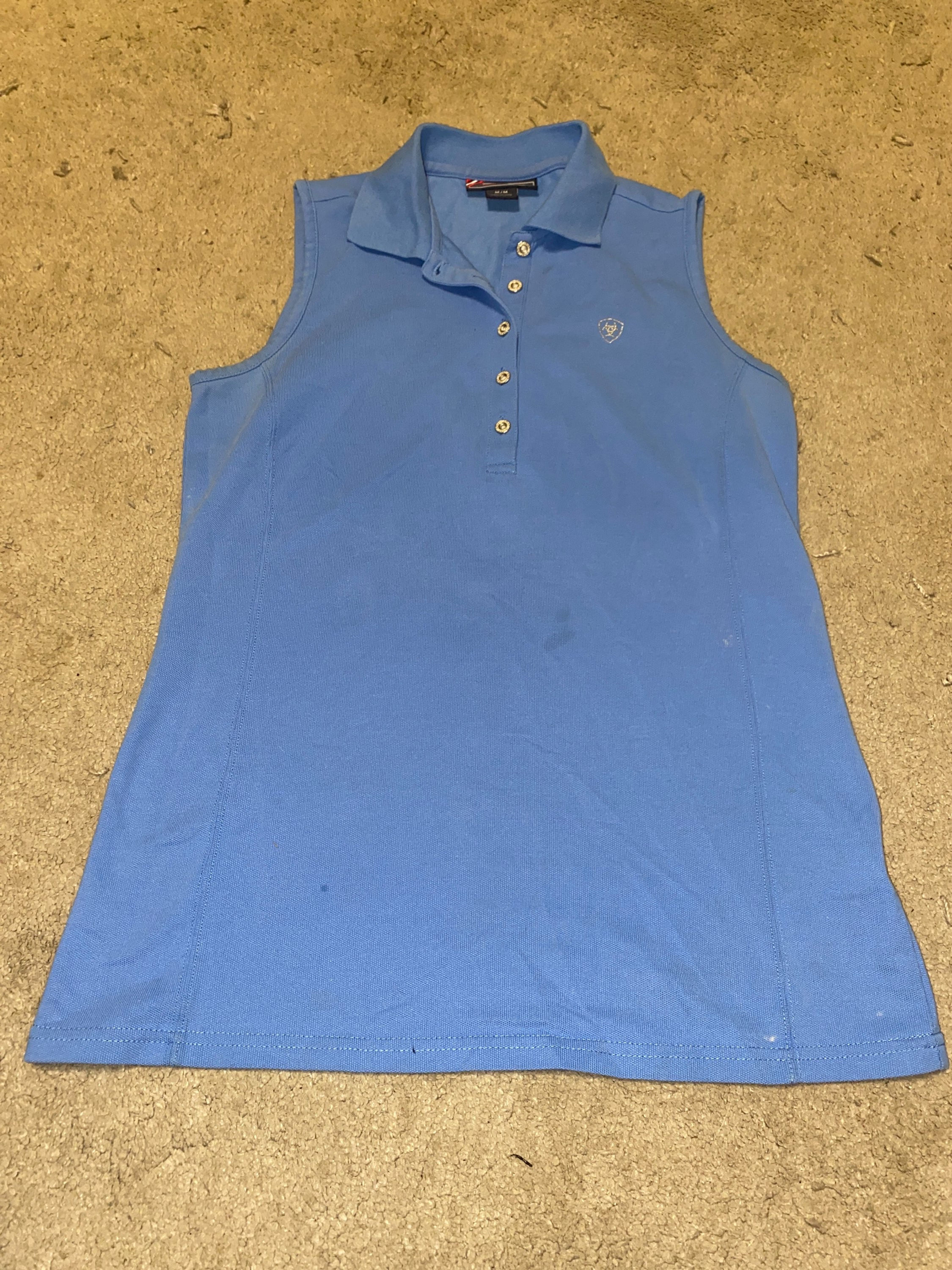 Product: Medium blue Ariat Sleeveless Polo