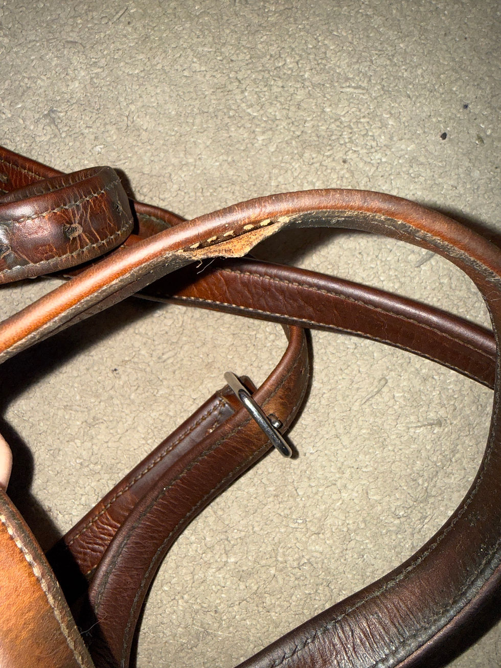 Thumbnail: 52” Butet Tan/Dark Tan Stirrup Leathers