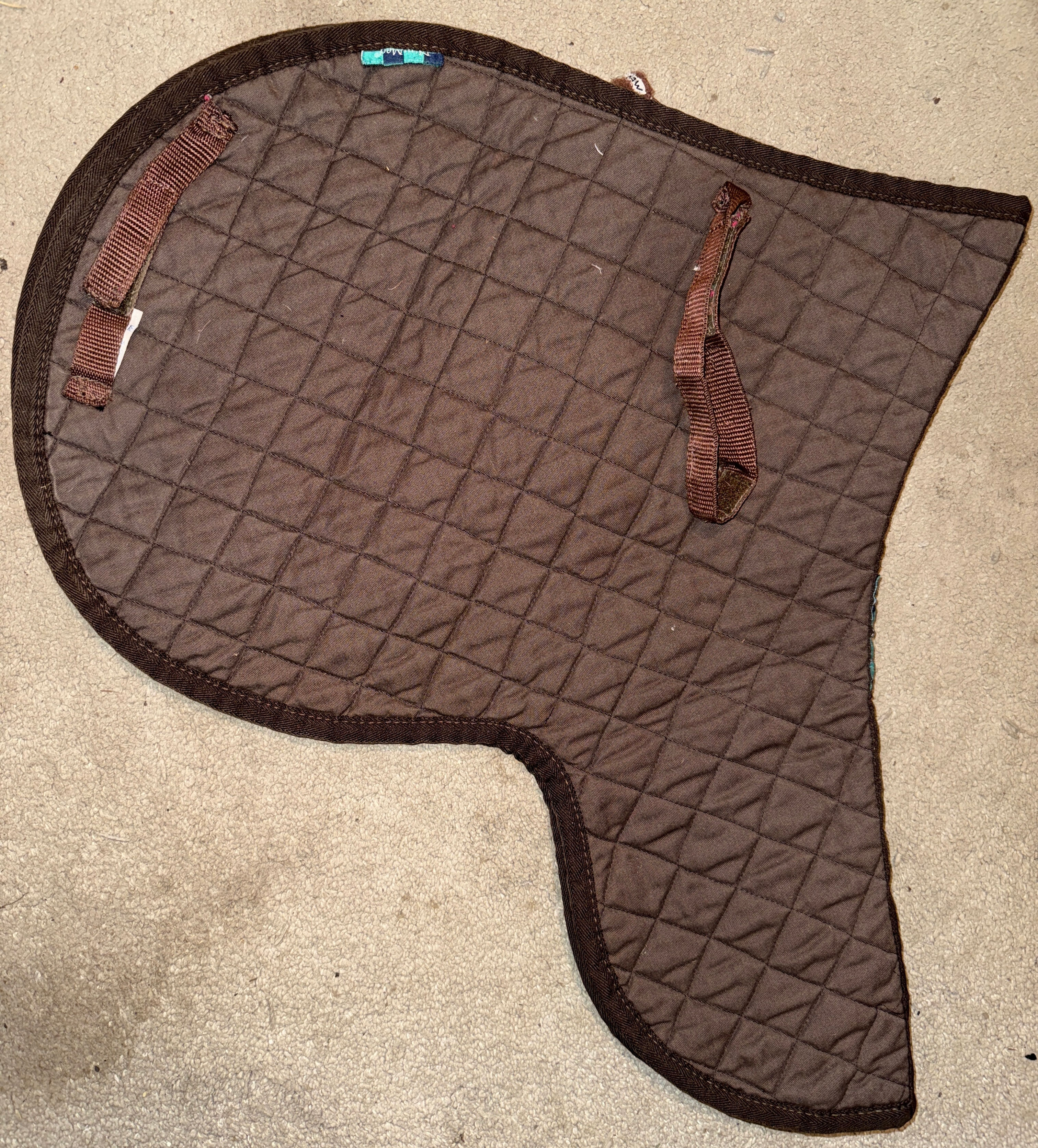 Large Nuumed Brown Numnah
