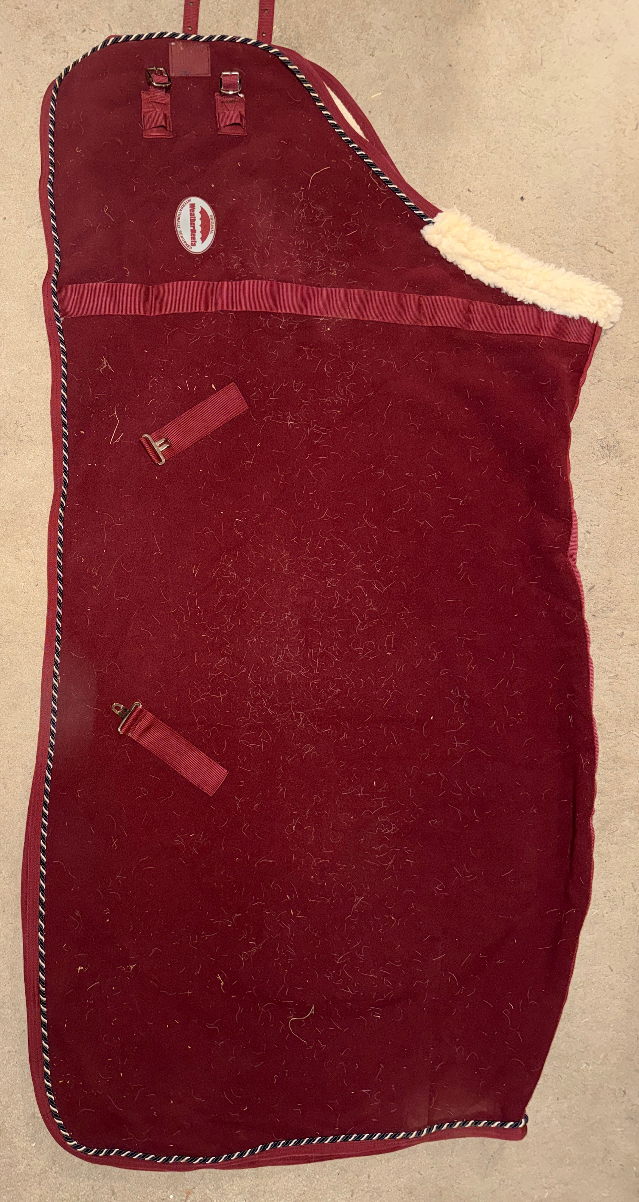 6’3 Weatherbeeta Pearl Show Fleece Rug