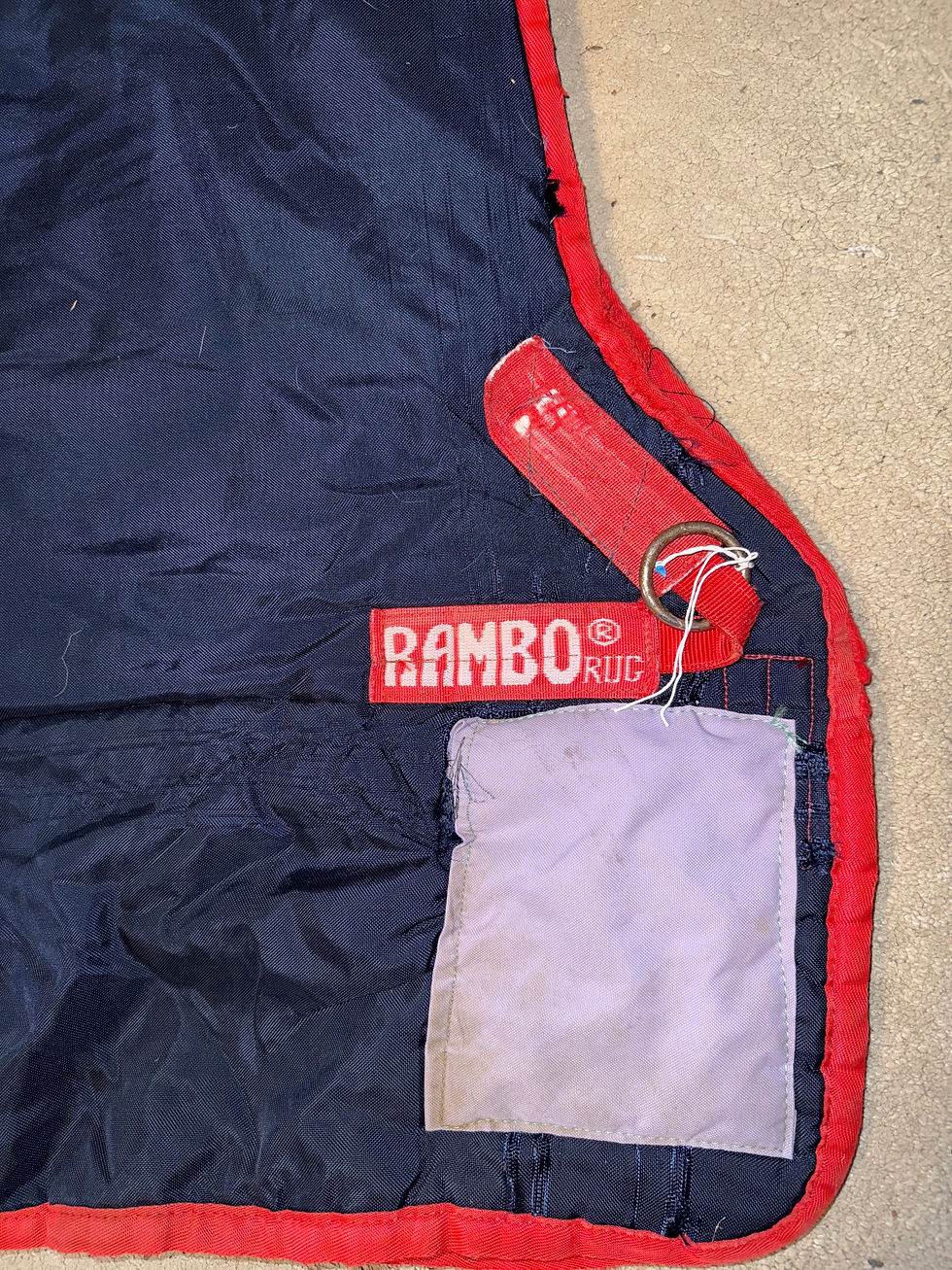 Thumbnail: 6’3 Rambo HW High Neck Stable Rug