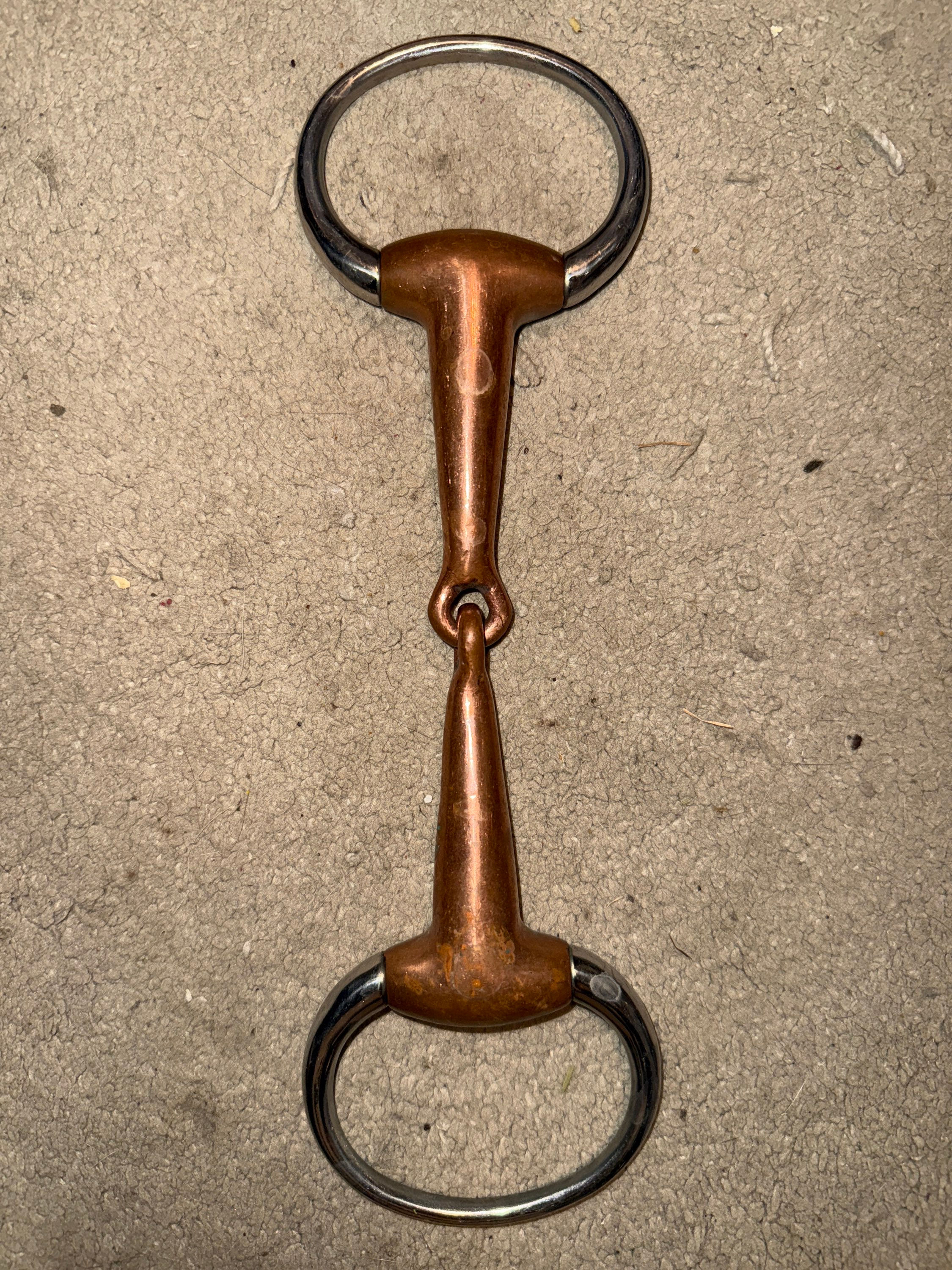 5.5” Copper Eggbutt Snaffle Bit