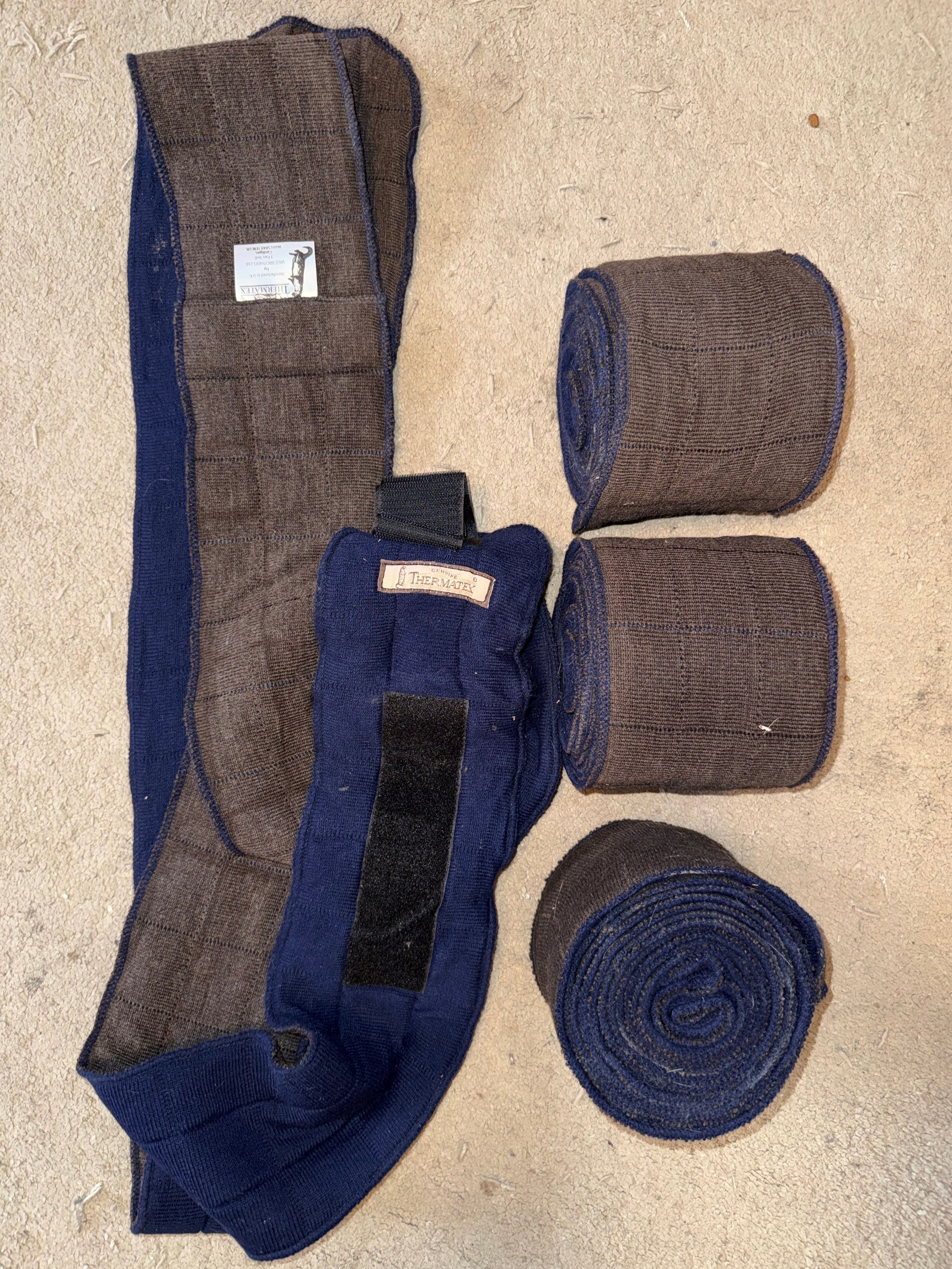 Full Thermatex Moisture Wicking Stable Bandages X 4