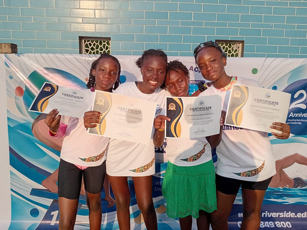 Riverside Academy Swim Team Wins Four Medals in Historic Competition Debut