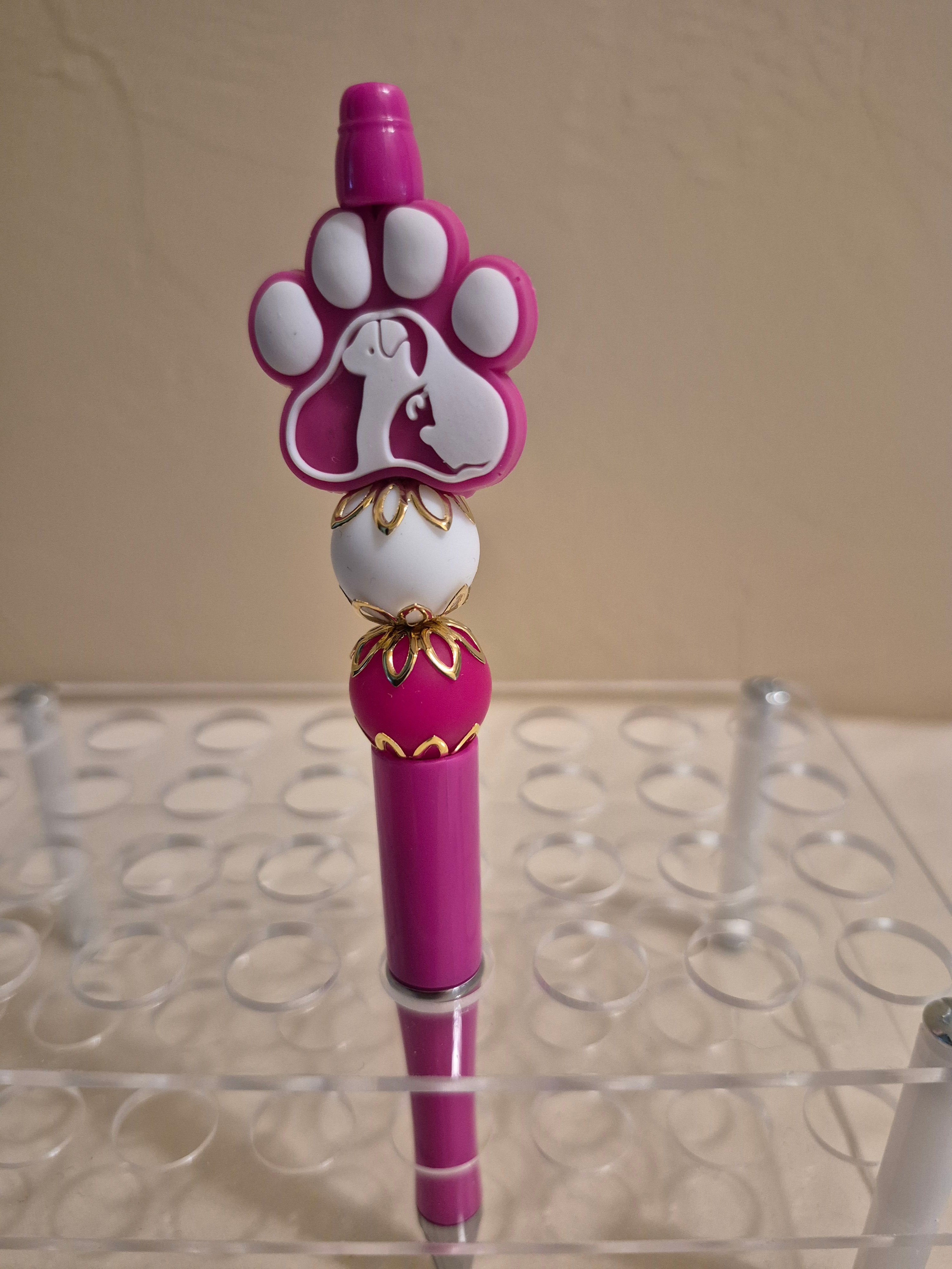 Hot Pink Pet Paw