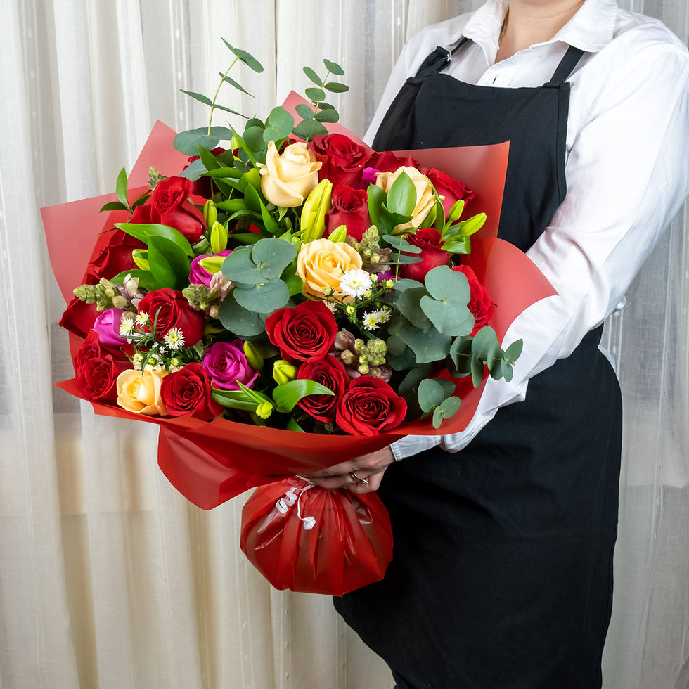 Thumbnail: Bespoke hand-tied flower bouquet