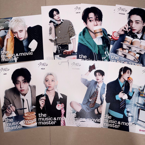 Stray Kids THIS & THAT HMV OT8 FLYERS | binsalez