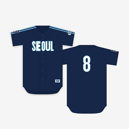 straykids ポップアップ ベースボール ジャージ ソウル ユニフォーム INSTOCK] STRAY KIDS BASEBALL JERSEY SEOUL | binsalez