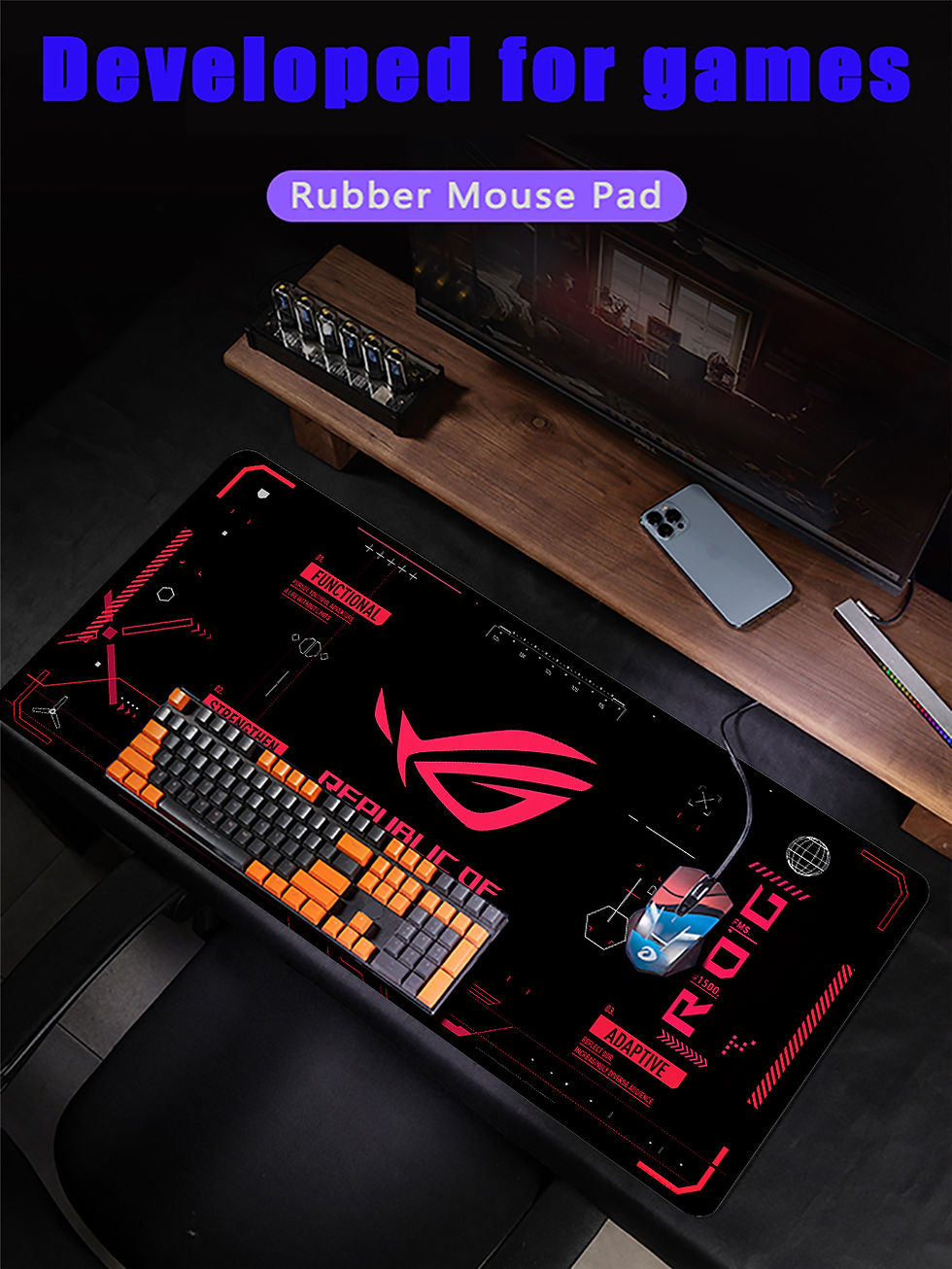 Miniaturbild: Gaming mats large Extended pad Mouse pad Gamer PC Computer Keyboard mousepad XXL