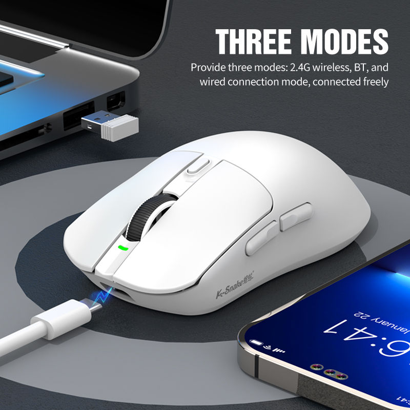 Miniaturbild: k-sanke x11 Bluetooth wireless mouse game three-mode e-sports laptop PAW311 desk