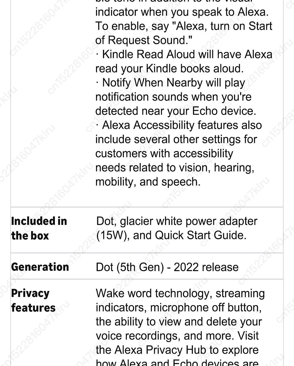 Miniaturbild: Original Alexa Echo Dot 5th Generation Smart Mini Wifi Home BT Alexa Speaker Hor