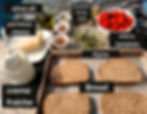 ingredients for the sandwich
