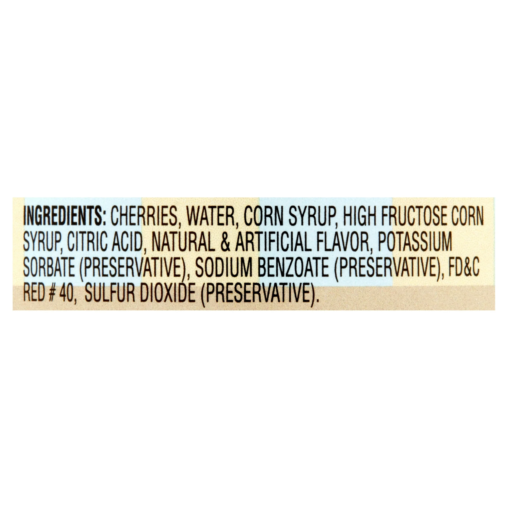 ingredients list
