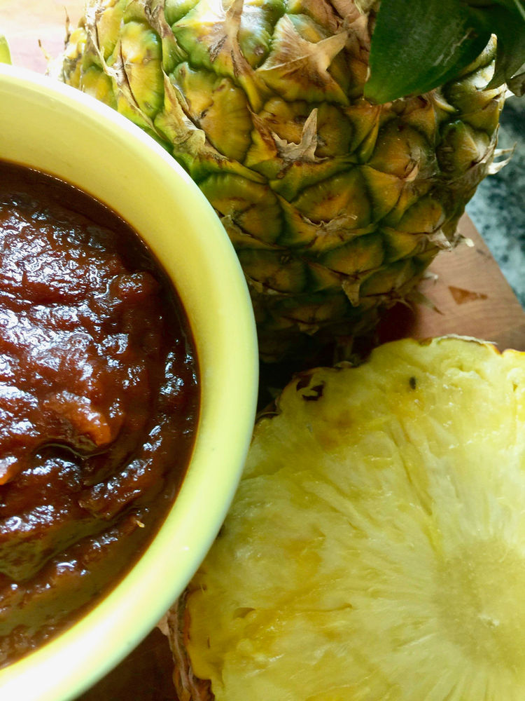 Easy Pineapple BBQ sauce