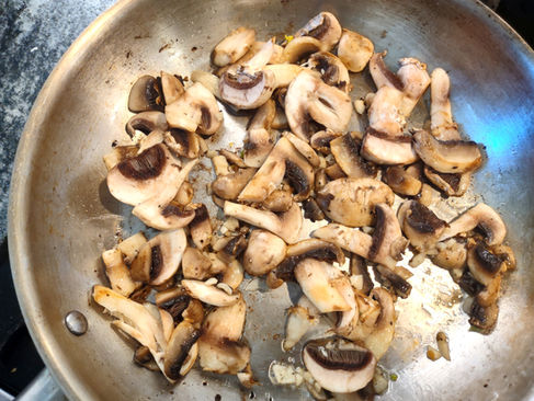 saute mushrooms