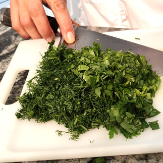 chopped herbs