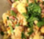 fresh parsley chopped, potatoes and mushrooms