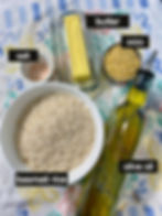 ingredients for the rice pilaf