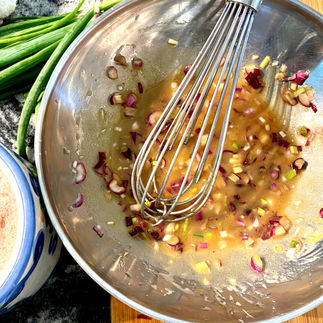 whisking dressing