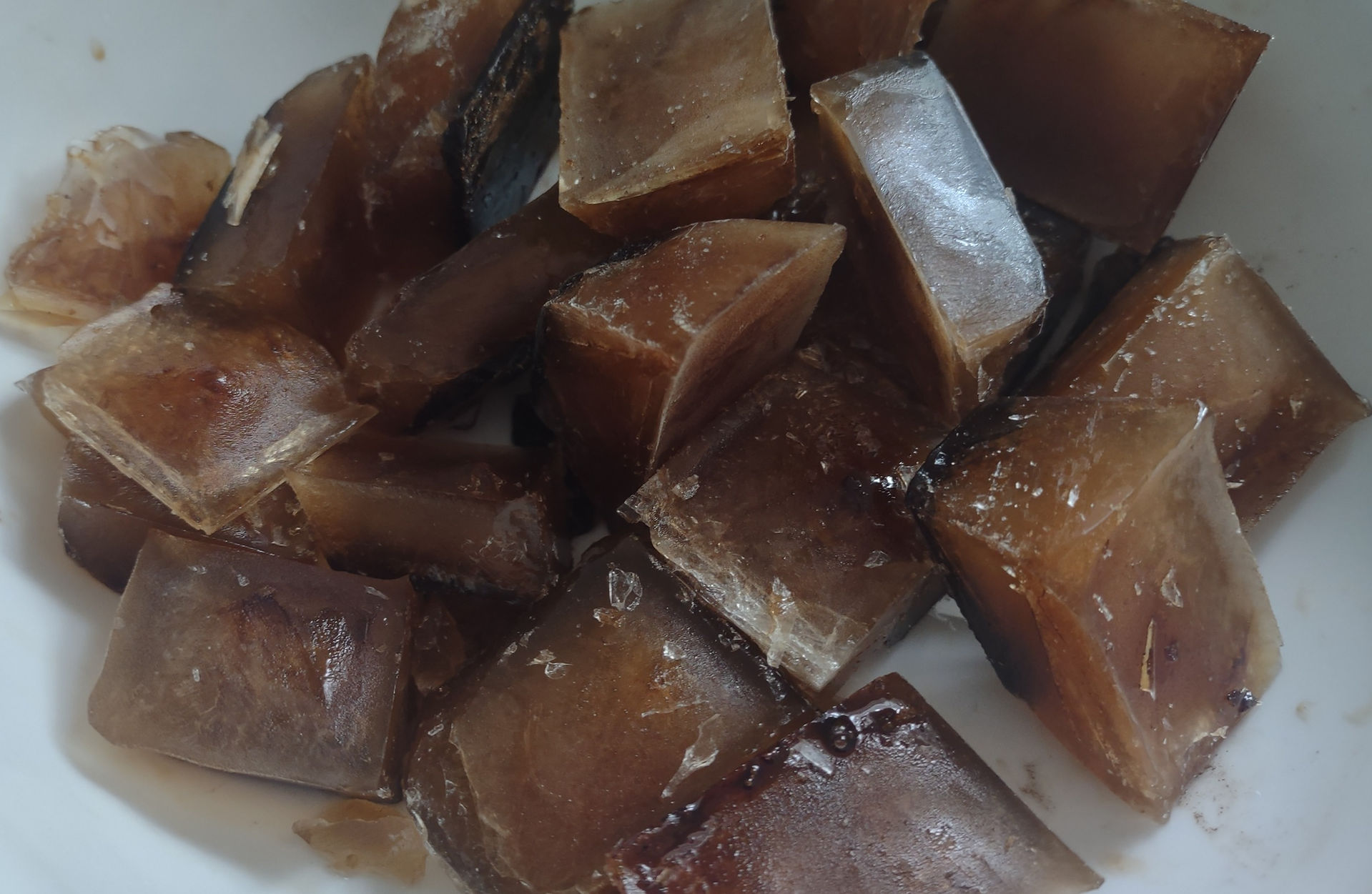 frozen coffee cubes