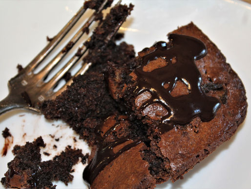 Extra Dark Chocolate Tahini Brownies, Gluten Free (VIDEO)