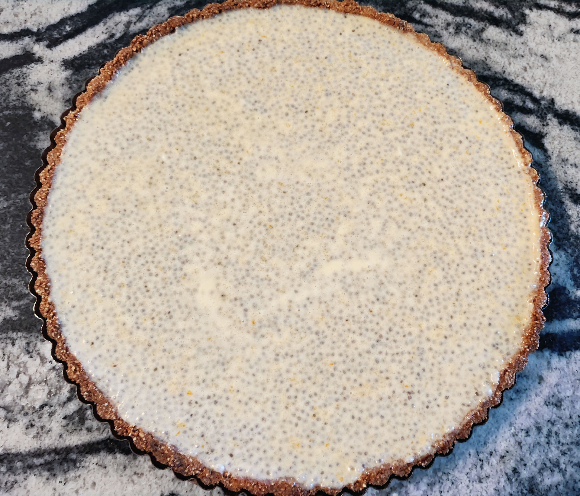 chia seed tart