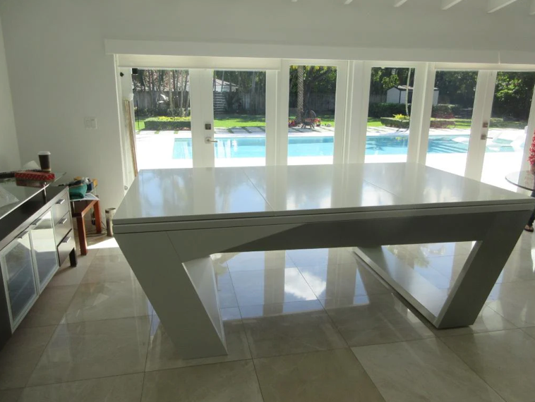 Thumbnail: White Billiards Valenti Modern Slate Pool Table