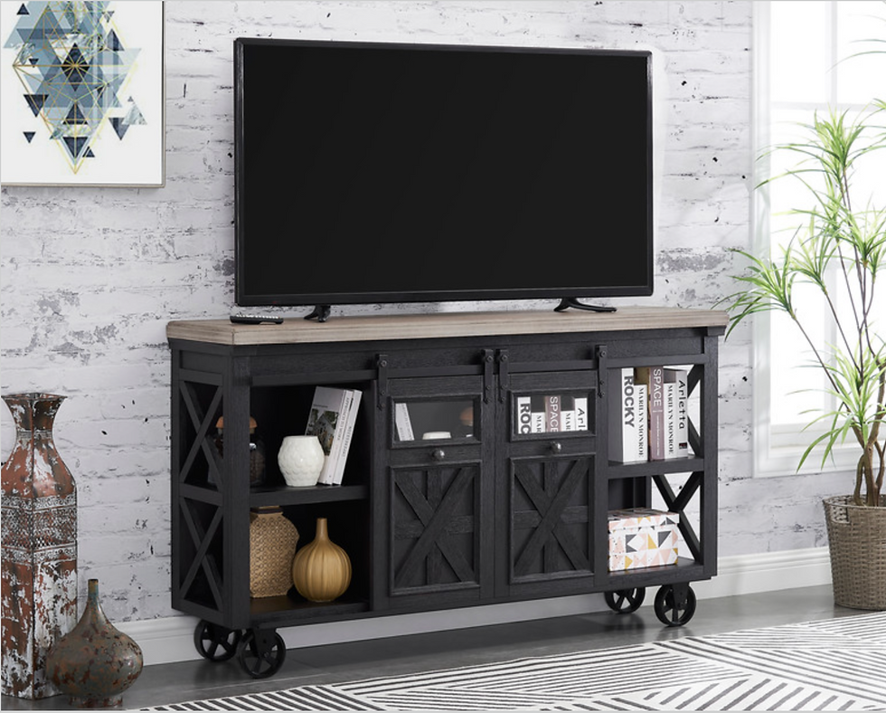 Thumbnail: Blackened Oak Bar Cart