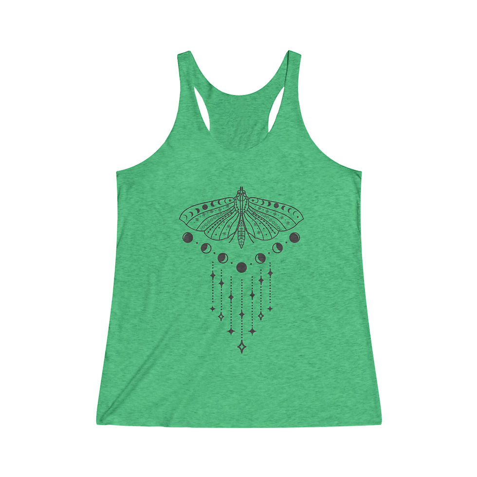Thumbnail: Spiritual Women's Tri-Blend Racerback Tank