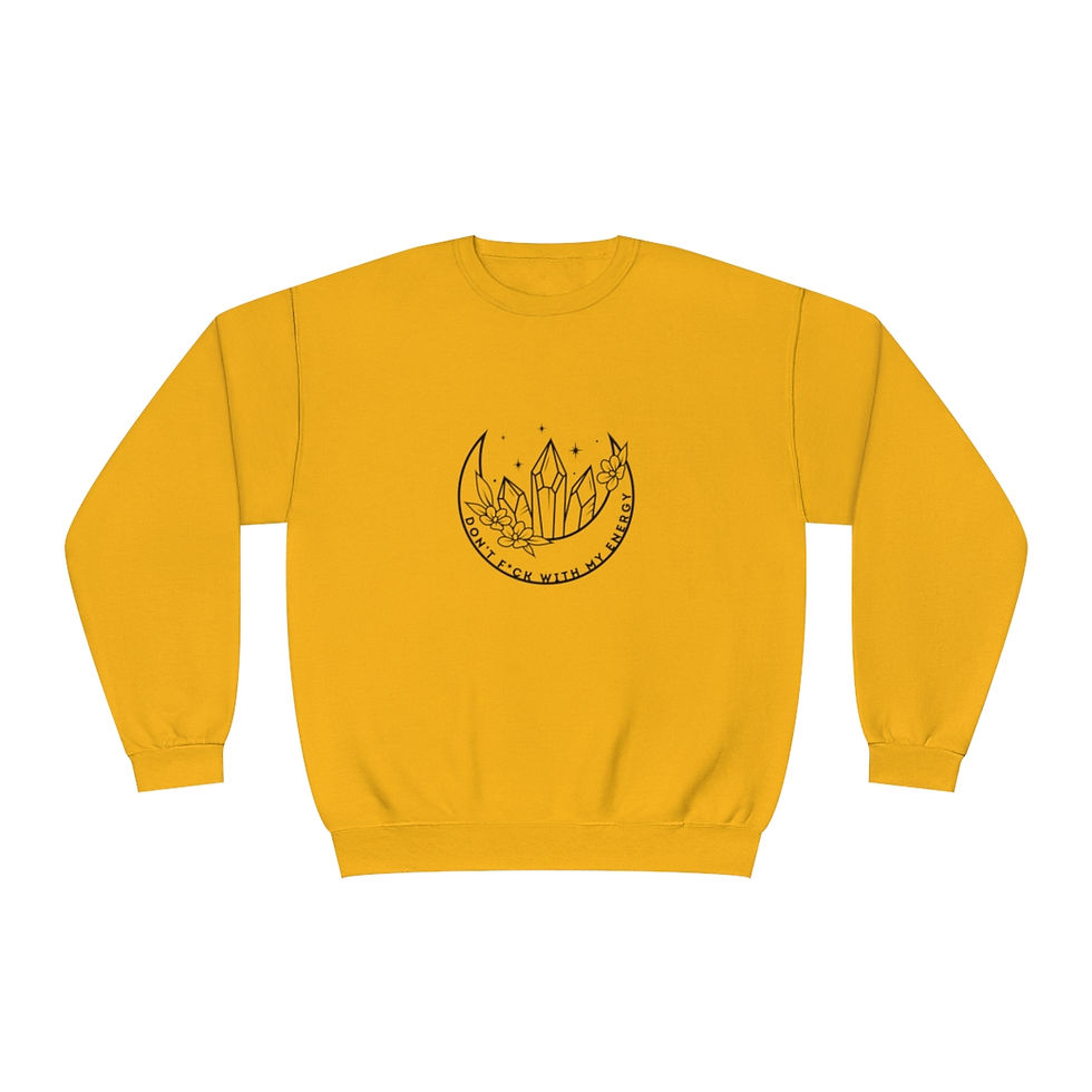 Thumbnail: Don't F*ck with my energy Unisex NuBlend® Crewneck Sweatshirt