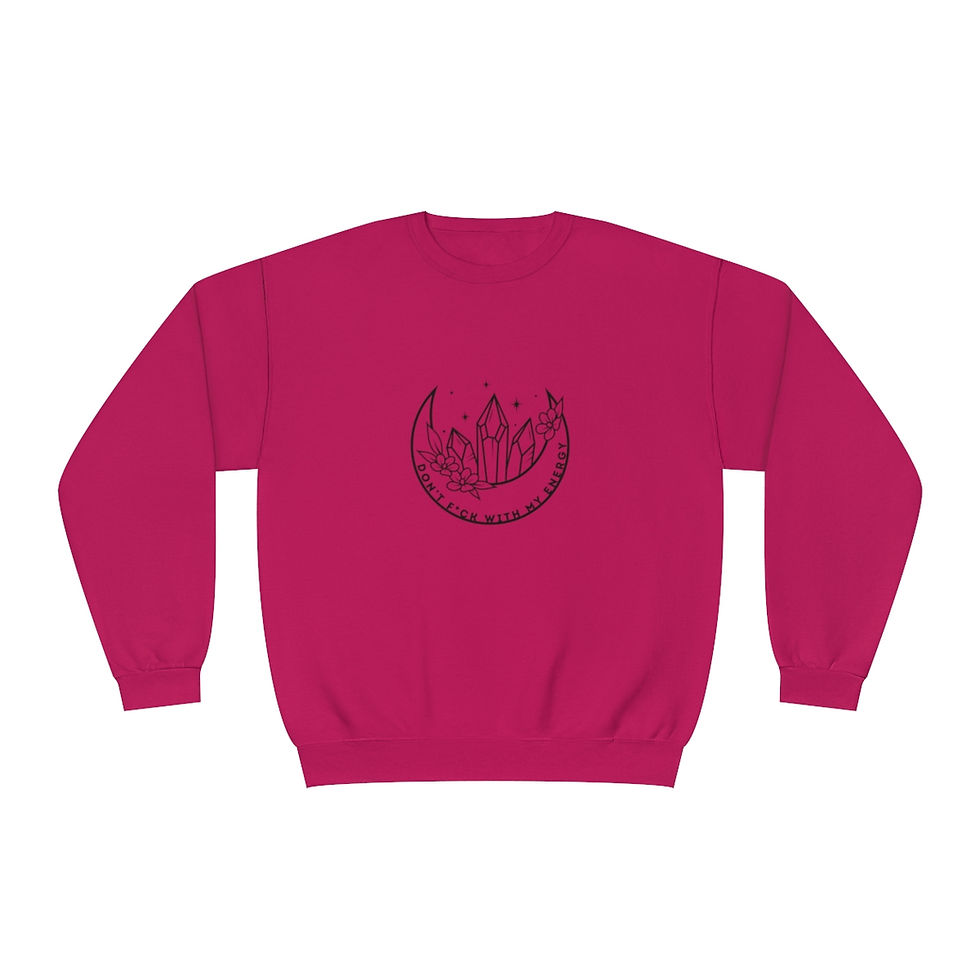 Thumbnail: Don't F*ck with my energy Unisex NuBlend® Crewneck Sweatshirt
