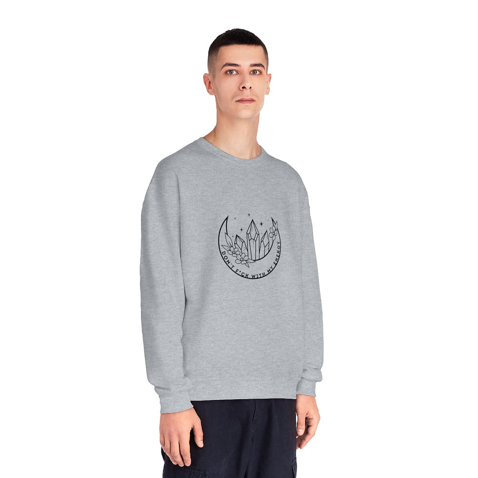 Thumbnail: Don't F*ck with my energy Unisex NuBlend® Crewneck Sweatshirt