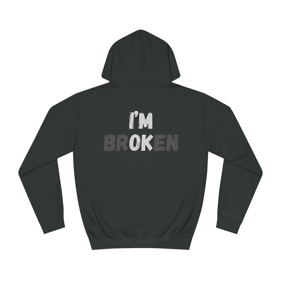 Thumbnail: I'm OK Unisex College Hoodie
