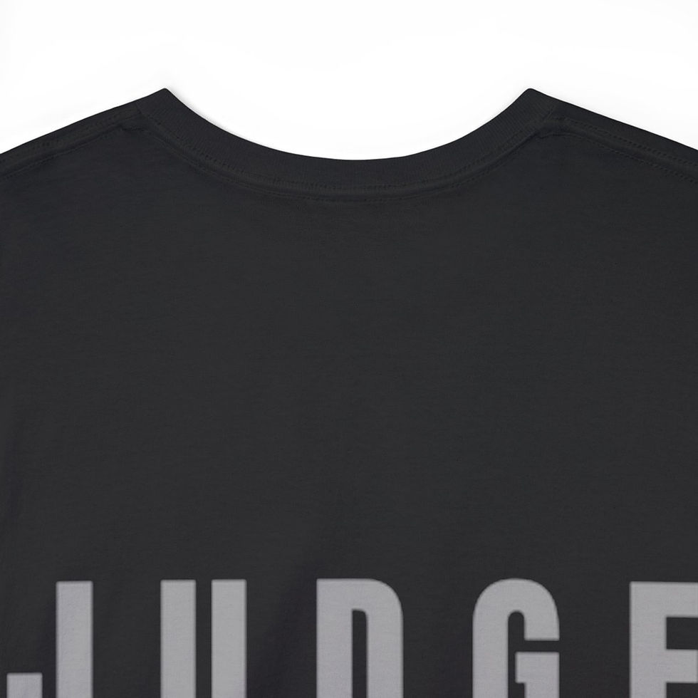 Thumbnail: Judge me when you ae perfect (design on back) Unisex Heavy Cotton Tee