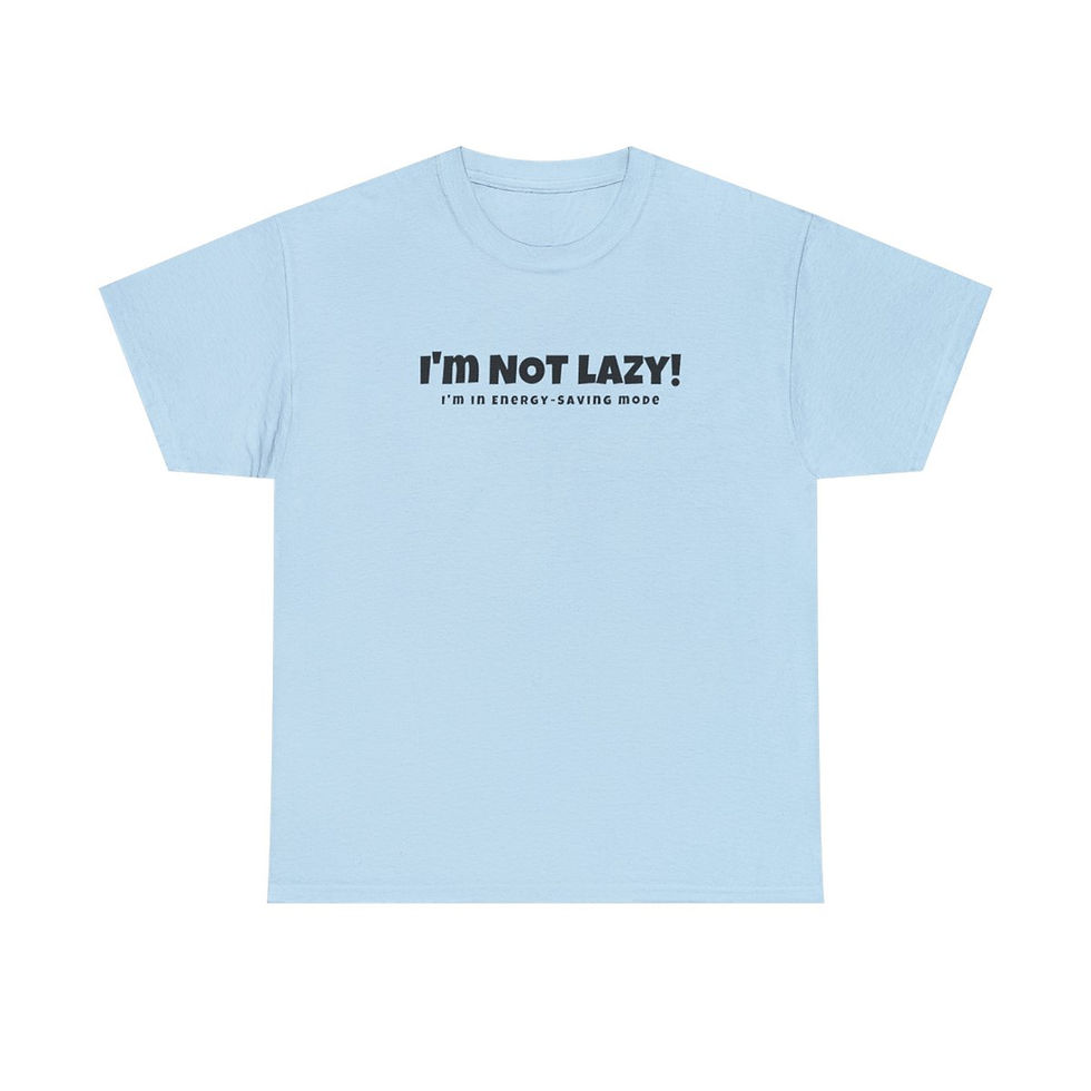 Thumbnail: I'm not lazy Unisex Heavy Cotton Tee