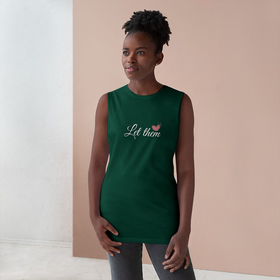Thumbnail: Let them Unisex Barnard Tank 