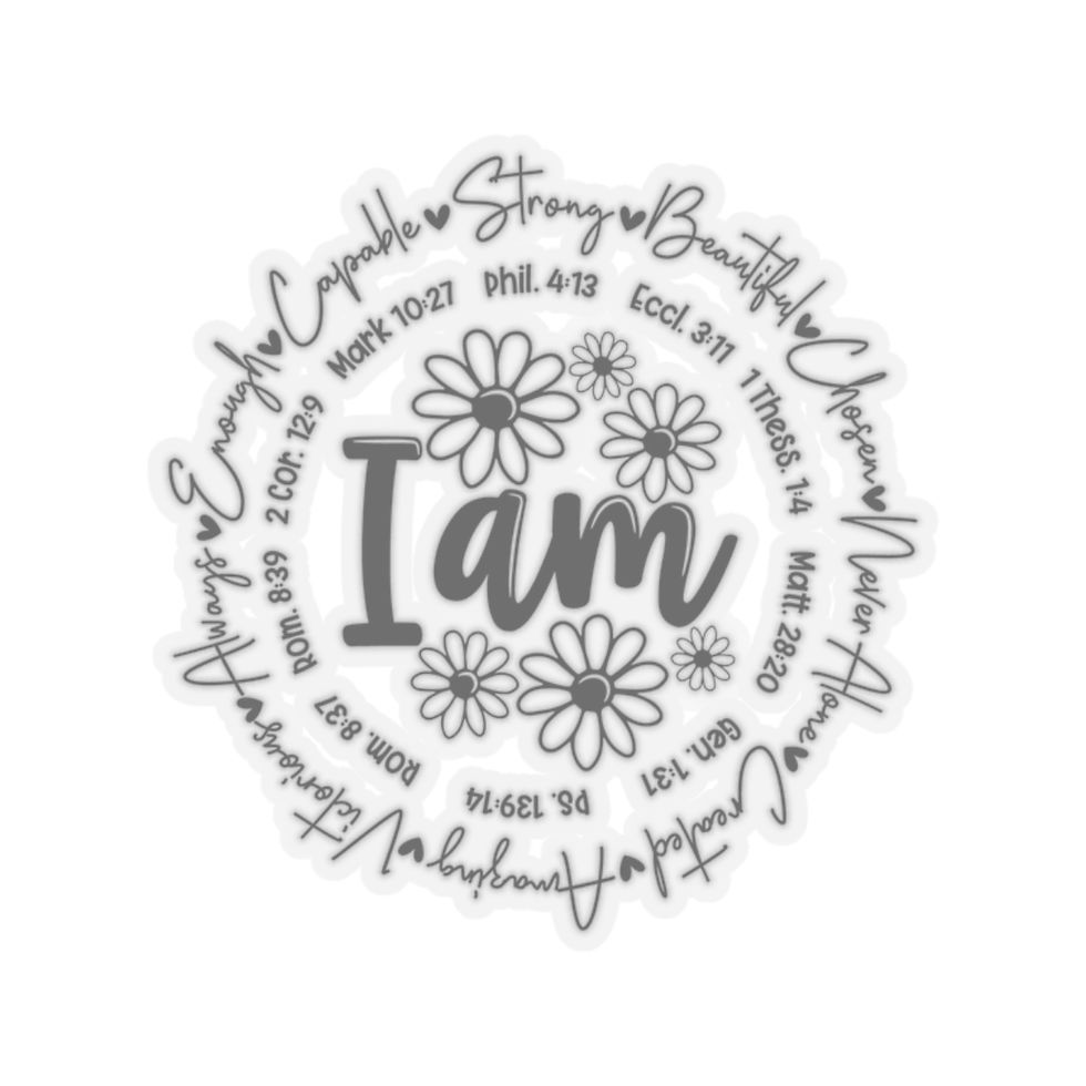 Thumbnail: I am Kiss-Cut Stickers