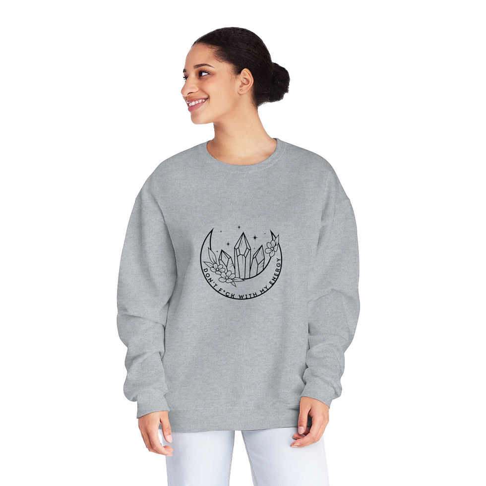 Thumbnail: Don't F*ck with my energy Unisex NuBlend® Crewneck Sweatshirt