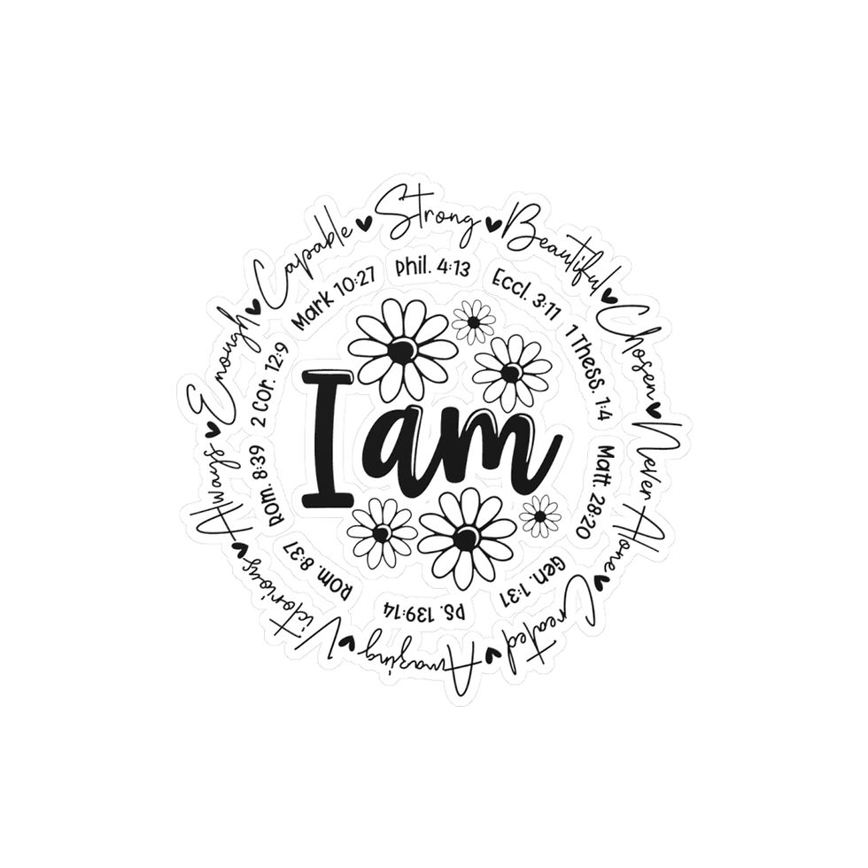 Thumbnail: I am Kiss-Cut Vinyl Decals