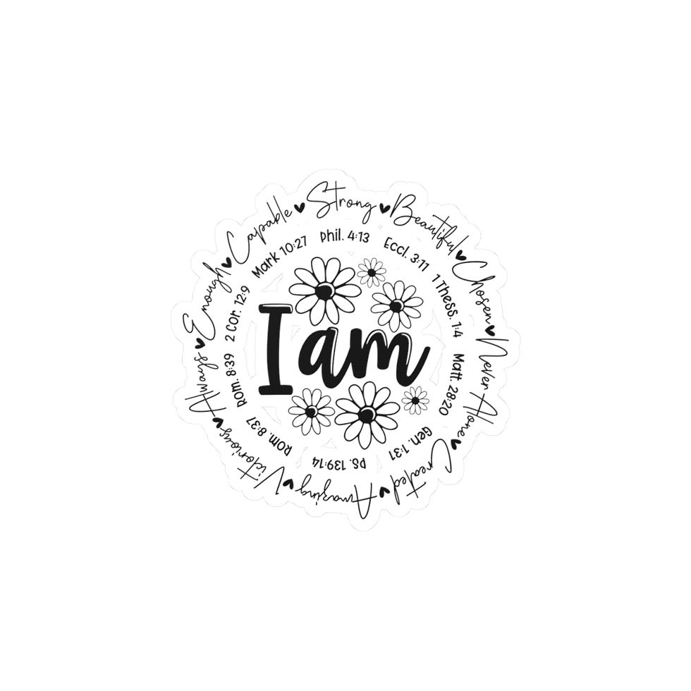 Thumbnail: I am Kiss-Cut Vinyl Decals