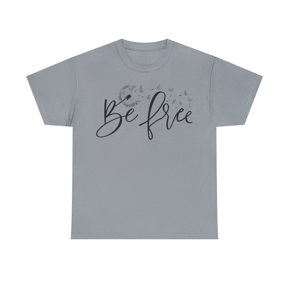 Thumbnail: Be Free Unisex Heavy Cotton Tee
