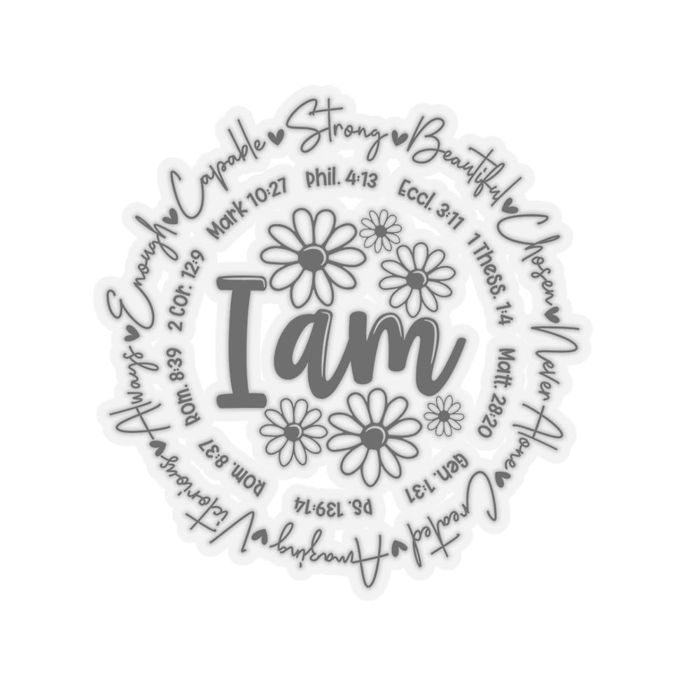 Thumbnail: I am Kiss-Cut Stickers