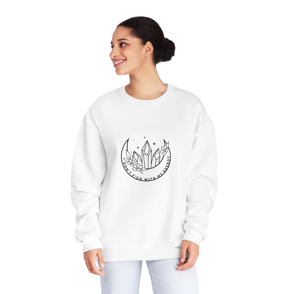 Thumbnail: Don't F*ck with my energy Unisex NuBlend® Crewneck Sweatshirt
