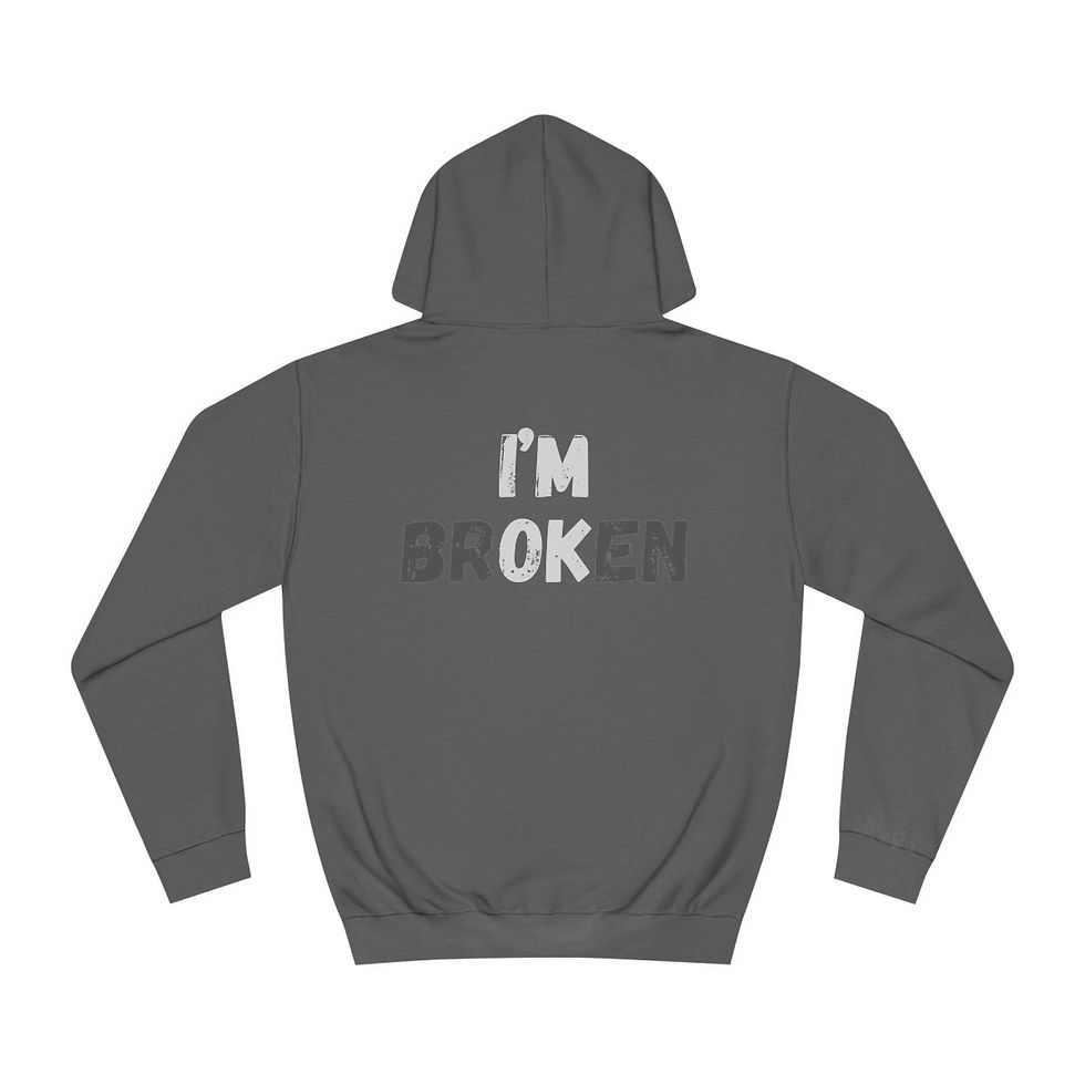 Thumbnail: I'm OK Unisex College Hoodie